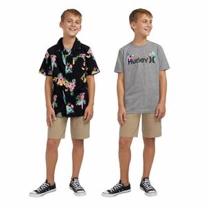Hurley Youth Woven Shirt & Tee Set